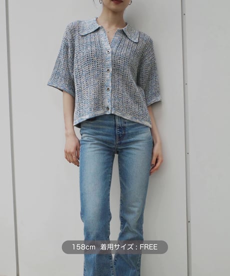 STRAW YARN LINEN SHIRT