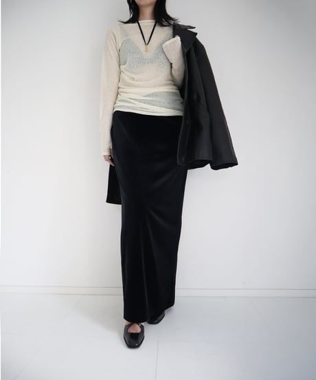 VELOUR COMFORT SKIRT