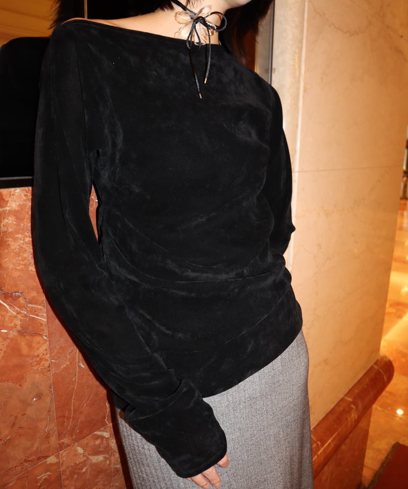 VELOUR TIE TOP | CONSISTER