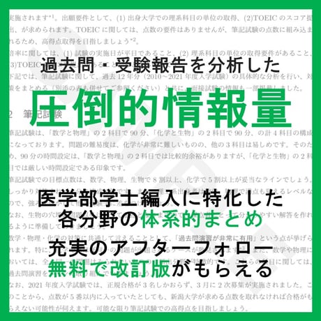 志望理由書対策プリント  医学部医学科 学士編入試験