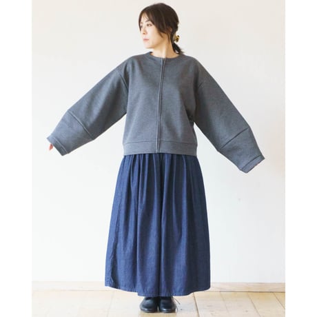 バルーンスリーブショートブルゾン LUEUF