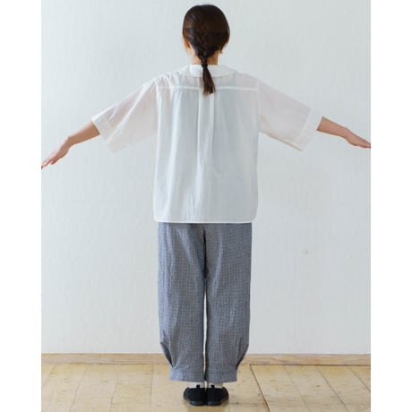ショールカラーブラウス LUEUF