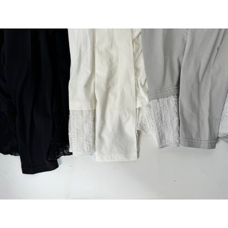 裾シュリンクレースプルオーバー LUEUF
