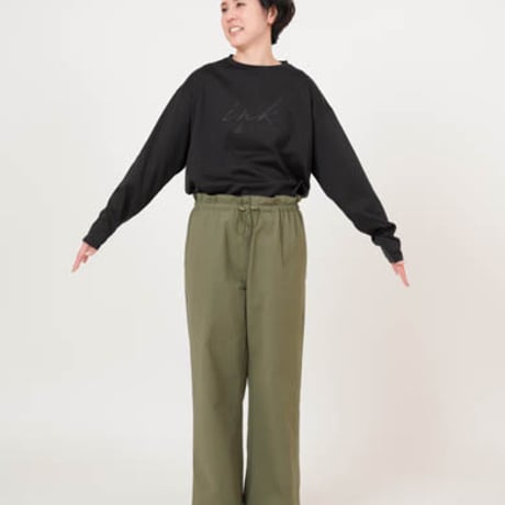 ウエストドローコードセミワイドパンツ DIARIES