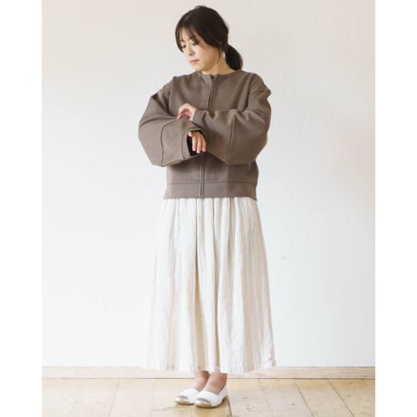 バルーンスリーブショートブルゾン LUEUF