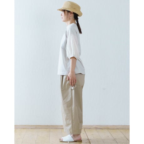 フェザーシフォンスリーブプルオーバー LUEUF