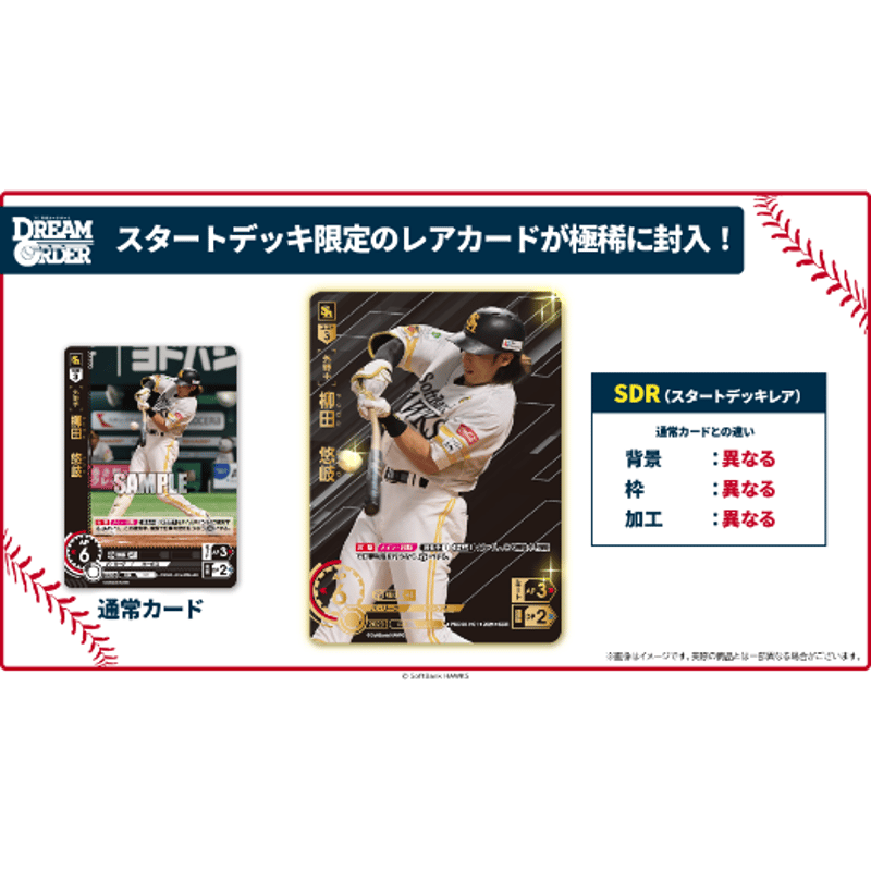 ドリームオーダー 柳田悠岐 SDR 伝わら