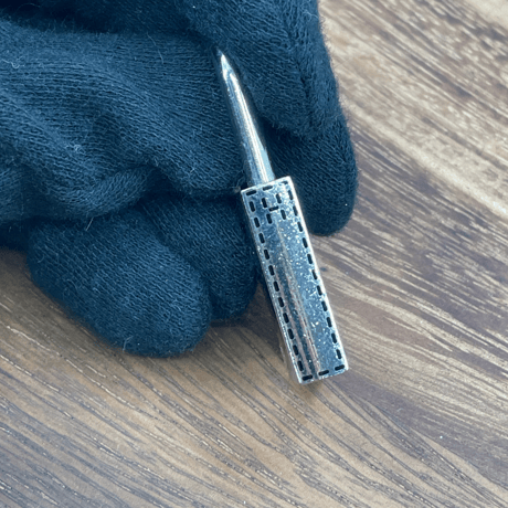 HERMES　キーホルダー　シルバー925　カデナ　ブック　2010年限定