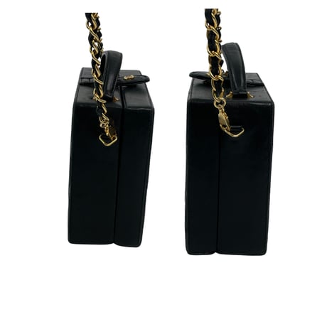 CHANEL　マトラッセ　ハンドバッグ　ラムスキン