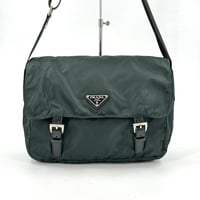 PRADA ミラノ テスートナイロン グリーン ショルダーバッグ