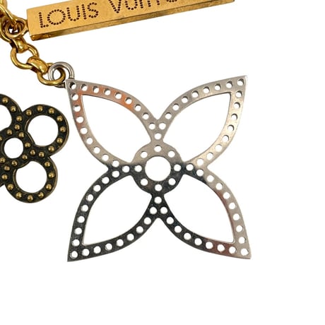 LOUIS VUITTON ビジュー サック タページ バッグ チャーム ゴールド シルバー M65090
