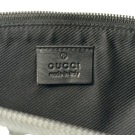 GUCCI GGキャンバス ブラック アクセサリー ポーチ