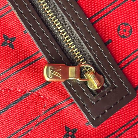 LOUIS VUITTON ネヴァーフルMM ダミエ・エベヌ ブラウン トートバッグ N51105