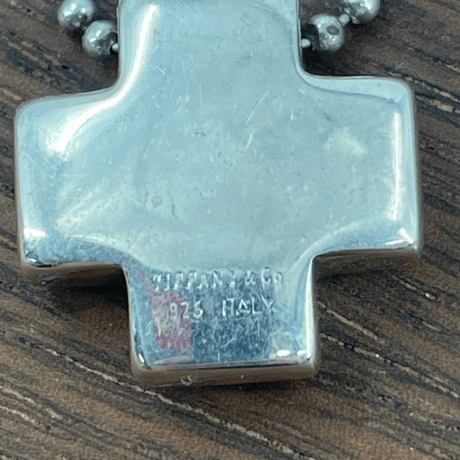 TIFFANY　ネックレス　シルバー925　クロス