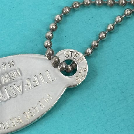 TIFFANY ネックレス リターントゥ オーバルタグ SV925
