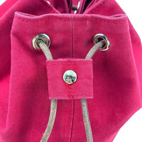 HERMES ポロションミミルPM キャンバス レッド バックパック ショルダーバッグ