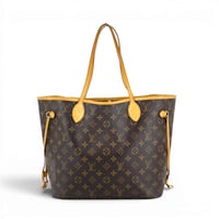 LOUIS VUITTON ネヴァーフルMM モノグラムキャンバス ブラウン ショルダーバッグ M40156
