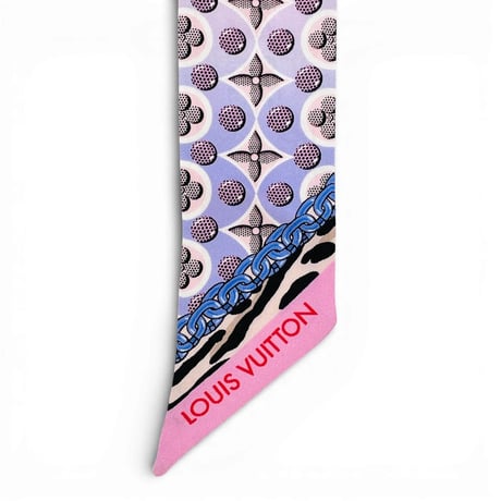 LOUIS VUITTON バンドーBB バブルグラム ブラシ スカーフ ピンク
