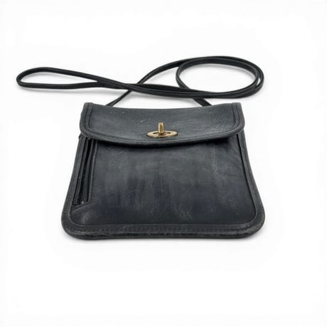 COACH オールドコーチ ブラックショルダーバッグ