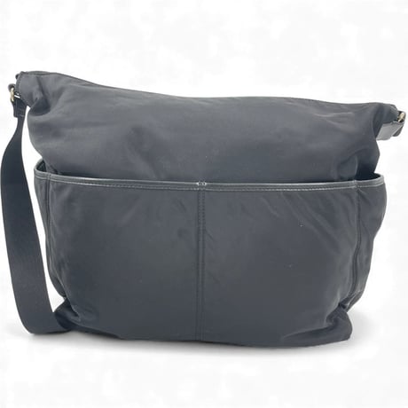 KATE SPADE New York ユニセックス ブラック ナイロン クロスボディ ショルダーバッグ