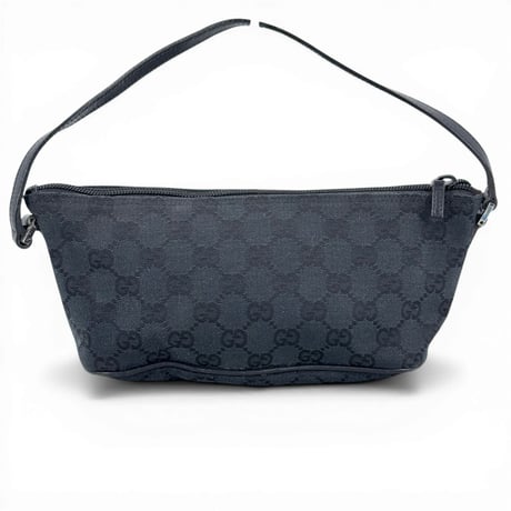 GUCCI GGキャンバス ブラック アクセサリー ポーチ