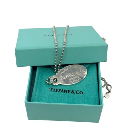 TIFFANY　リターントゥ　オーバルタグ　ネックレス