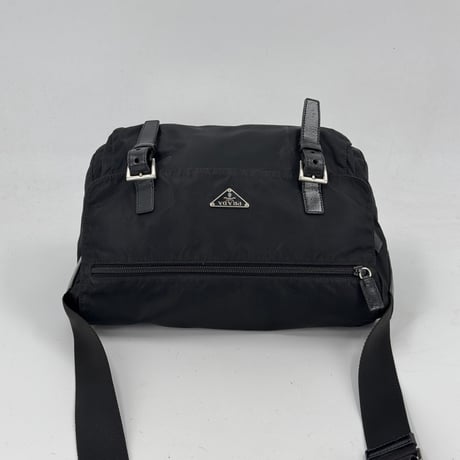 PRADA ミラノ テスートナイロン ブラック ショルダーバッグ