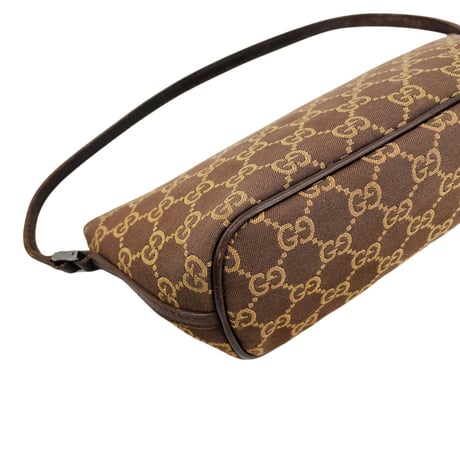 GUCCI ブラウン GGキャンバス ハンドバッグ