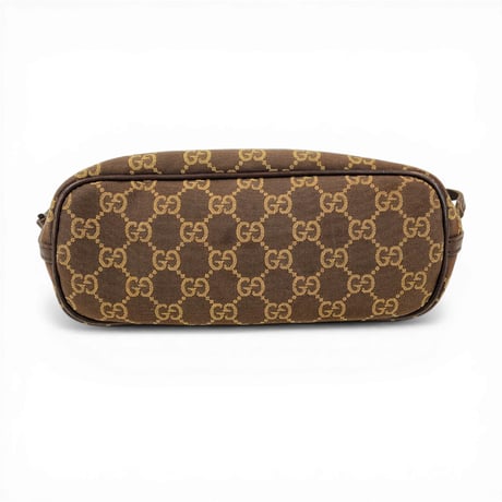 GUCCI ブラウン GGキャンバス ハンドバッグ