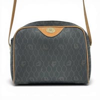 DIOR ハニカムPVCキャンバス ブラックショルダーバッグ