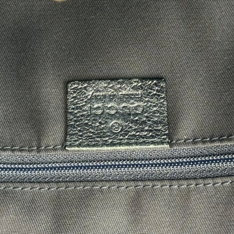 GUCCI GGキャンバス ウェビング シェリーライン トートバッグ ネイビー 131230
