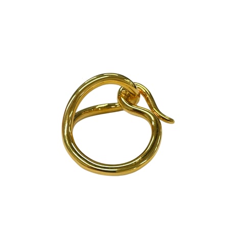 HERMES スカーフリング ゴールド