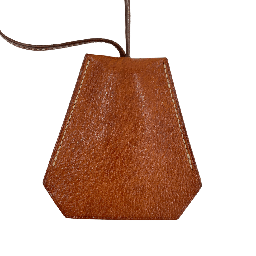 HERMES クロシェット チャーム レザー ブラウン RB311 | tibi TRUNK 