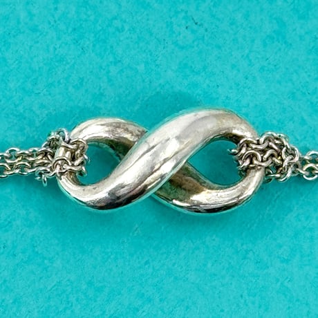 TIFFANY ネックレス インフィニティ ダブル SV925