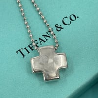 TIFFANY クロス ネックレス SV925