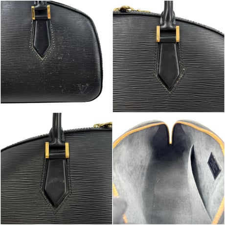 LOUIS VUITTON ジャスミン エピ ブラック レザー ハンドバッグ M52782