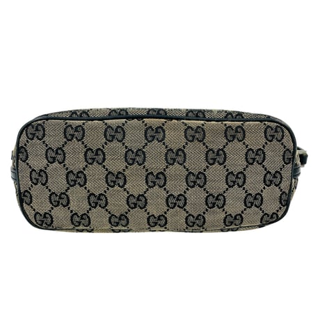 GUCCI GGブラウンキャンバス ハンドバッグ