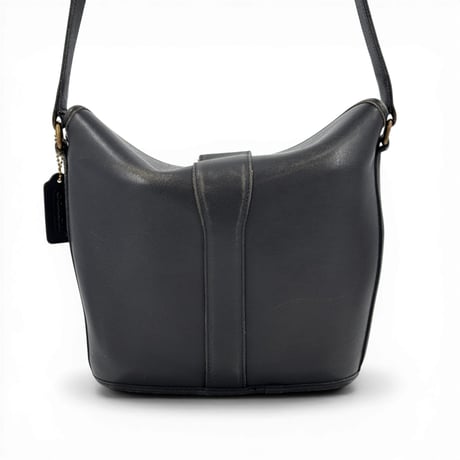 COACH ショルダーバッグ ブラック フルグレインレザー