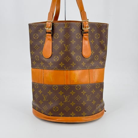 LOUIS VUITTON バケットGMモノグラム ブラウン ショルダーバッグ トートバッグ T42238