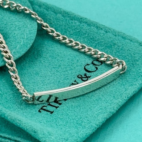 TIFFANY バー チェーン ブレスレット SV925