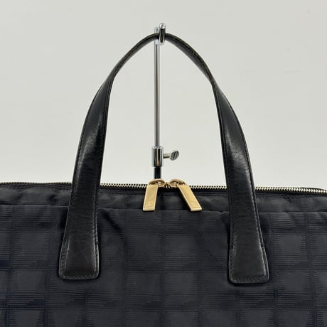 CHANEL ニュー トラベル ライン ブリーフケース ブラック ナイロン ビジネスバッグ