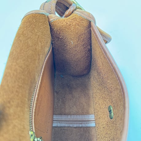 COACH オールドコーチ キャラメル ハンドクラフト レザー ショルダーバッグ