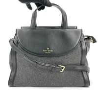 Kate Spade New York ブラックレザー レディース 2way ハンドバッグ