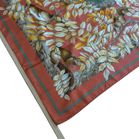 HERMES カレ90 くるみ割り　Casse Roisette Scarf JT110