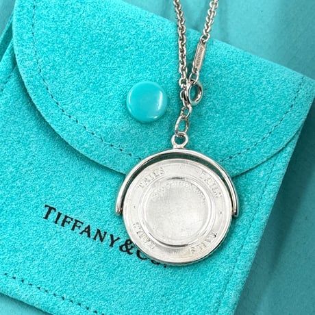 TIFFANY コインモチーフペンダントネックレス SV925