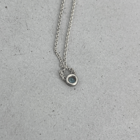 TIFFANY　バイザヤード　アクアマリン　ネックレス