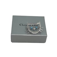 DIOR　ネコブローチ