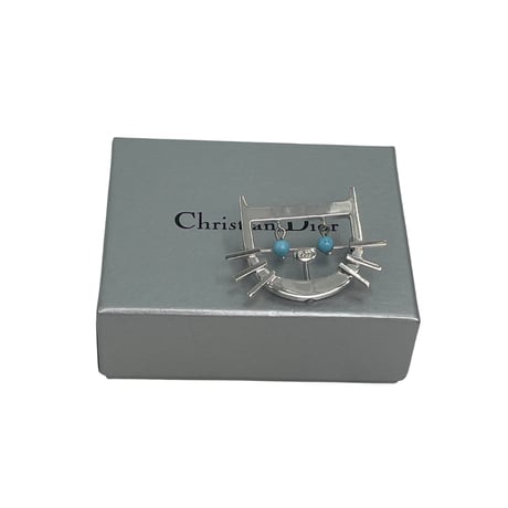 DIOR　ネコブローチ