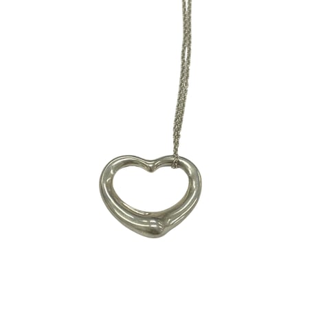 TIFFANY　ネックレス　オープンハート　特大