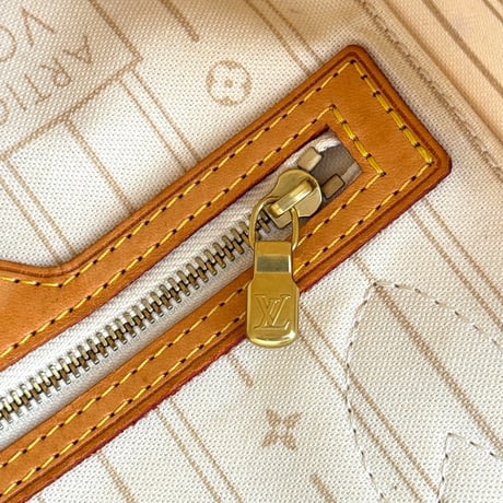 LOUIS VUITTON ネヴァーフルPM ダミエ・アズール ホワイト トートバッグ N51110